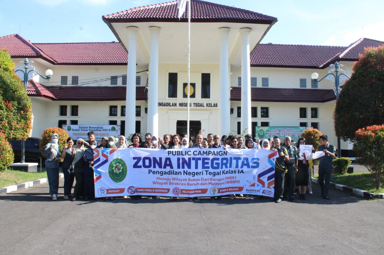 Wujudkan Zona Integritas, PN Tegal Gelar Kampanye Publik